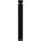 Ekena Millwork Tristan Wrought Iron Bracket, (Single center brace), Antiqued Brass 1 1/2"W x 7 1/2"D x 10"H BKTM01X07X10STNABS - alternate 6